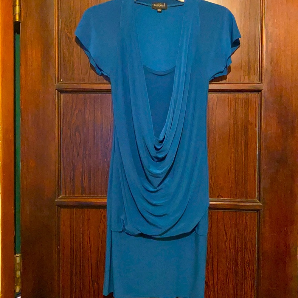 Teal Spandex Dress Size Small